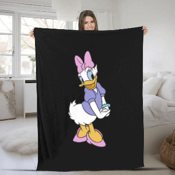 Discover Disney Daisy Duck Traditional Pose Fleece Blankets