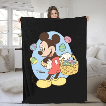Discover Disney - Mickey Easter Basket Fleece Blankets