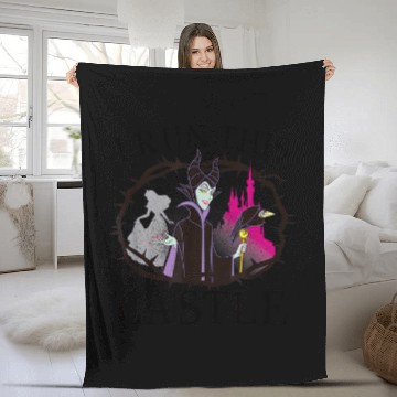 Discover Disney Sleeping Beauty Maleficent Runs This Cast Fleece Blankets