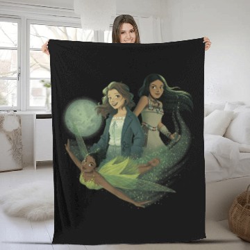 Discover Disney Peter Pan Wendy Tiger Lily Tinker Bell Po Fleece Blankets