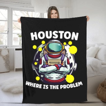 Discover Astronauts Astronomy Solar System Outer Space Kids Fleece Blankets