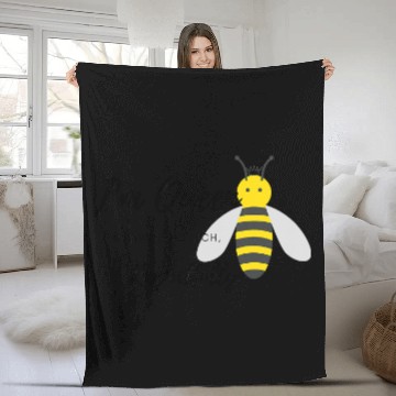 Discover Bee Beekeeping Queen Bee 309 Beekeeper Fleece Blankets
