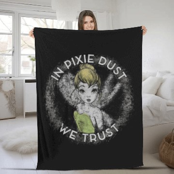 Discover Disney Peter Pan Tinkerbell Circle In Pixie Dust Fleece Blankets