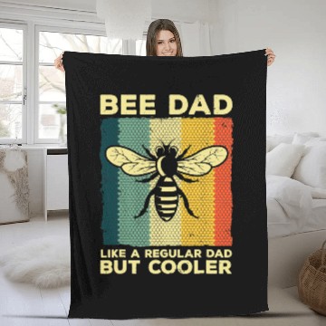 Discover Bee Beekeeping Cool Beekeeping Art Men Dad Bee Hive Keeping Honey Beekeeper 4 Beekeeper Fleece Blankets