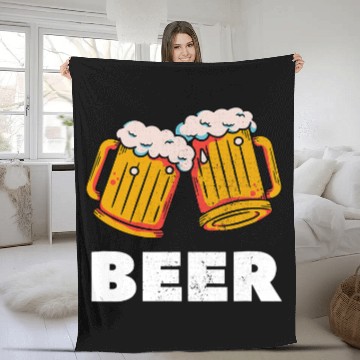 Discover Beer Brewing Drinking Alcohol Beers Lover Fleece Blankets