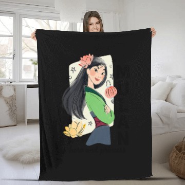 Discover Disney Princess Mulan Hero And Princess 3D Fleece Blankets