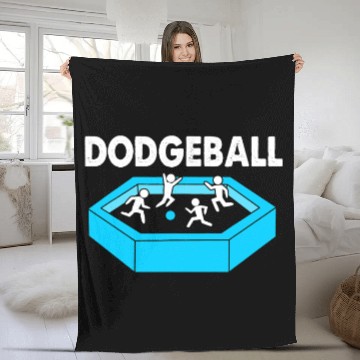 Discover Gaga Ball Dodgeball Fleece Blankets