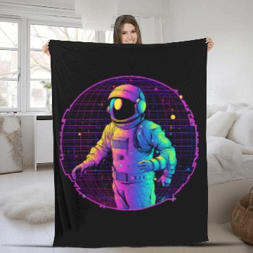Discover Astronauts Raving Design Edm Rave Fleece Blankets