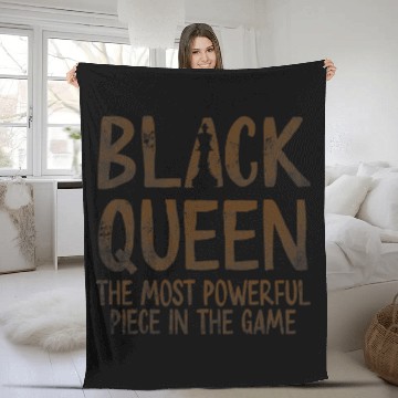Discover Black Queen Powerful Chess History Educated Strong Women 1 Fleece Blankets