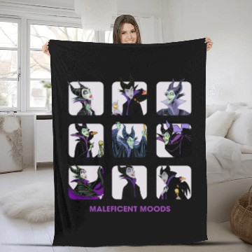 Discover Disney Maleficent Moods Funny Horror Baseball Jerseys Fleece Blankets