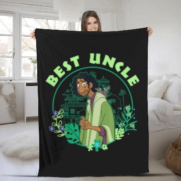 Discover Disney Encanto Bruno Best Uncle Poster Fleece Blankets