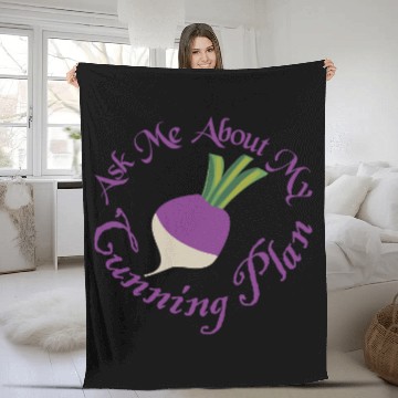 Discover Cunning Plan Turnip Blackadder Quote Fleece Blankets