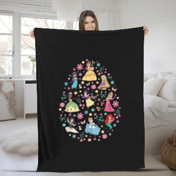 Discover Disney Princess Spring Flower Filled Easter Egg Baseball Tees Fleece Blankets