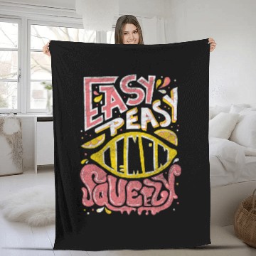 Discover Easy Peasy Lemon Squeezy Fleece Blankets