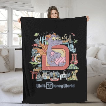 Discover Disney Epcot Figment Baseball Jerseys, Disney Figment Baseball Jerseys Fleece Blankets