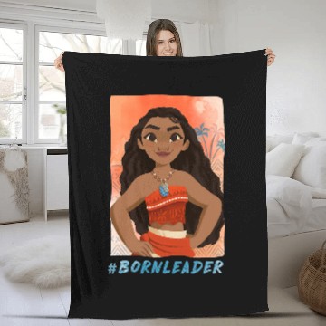 Discover Disney Moana BornLeader Fleece Blankets