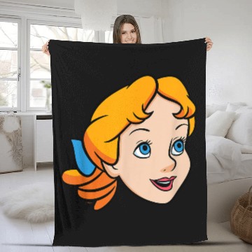 Discover Disneyss Peter Pan Wendy Darling Big Faces Costume Fleece Blankets