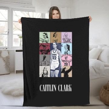 Discover Caitlin Clark Eras Tour 3D Fleece Blankets
