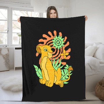 Discover Disney The Lion King Nala Geometric Pattern Portrait 3D Fleece Blankets