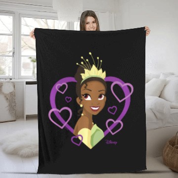 Discover Disney Princess - Tiana Heart Fleece Blankets