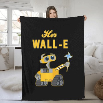 Discover Disney Pixar Wall-E Her Wall-E Couples Fleece Blankets