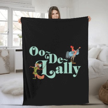 Discover Disney Robin Hood Oo-De-Lally Iconic Quote Chest Text Logo Baseball Tees Fleece Blankets