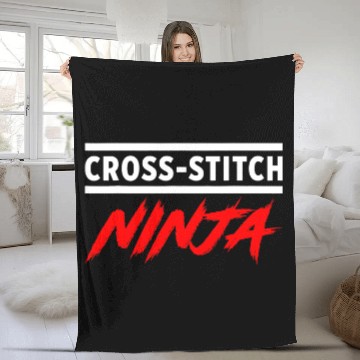 Discover Cross Stitch CrossStitching Craft Lover 1 Fleece Blankets