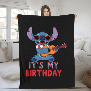 Discover Disneyss Lilo Stitch Tropical Party Its My Birthday Fleece Blankets