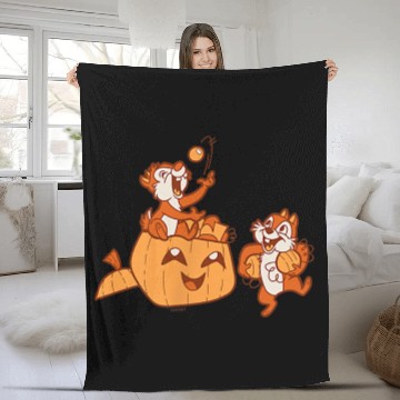 Discover Disneyss Chip N Dale Halloween Pumpkin Bucket Corner Art Baseball Tees Fleece Blankets