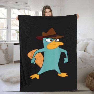 Discover Disneyss Phineas And Ferb Perry The Platypus Bravesss Stance Baseball Tees Fleece Blankets