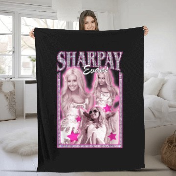 Discover Disneyss High School Musical The Series Sharpay Evans Vintages Fleece Blankets