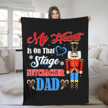 Discover Nutcracker Mom Love Ballet Dance Mom 1 Fleece Blankets