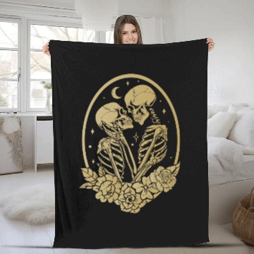 Discover The Lovers vintages Tarot Card Magic Occult Supernatural Fleece Blankets