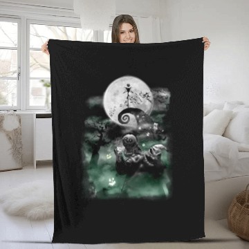 Discover Disney Nightmare Before Christmas Overlook Pullover Fleece Blankets