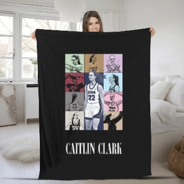 Discover Caitlin Clark Eras Tour Baseball Jerseys Fleece Blankets