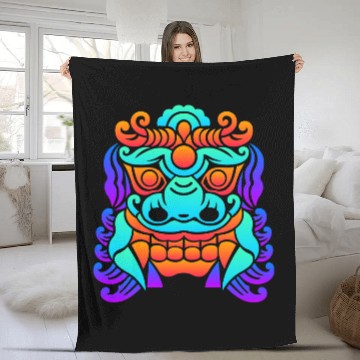Discover Dragon Animals Dragons Chinese Dragon psychedelics EDM Fleece Blankets
