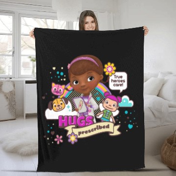 Discover Disney Doc McStuffins Hugs Prescribed Hawaiians Fleece Blankets