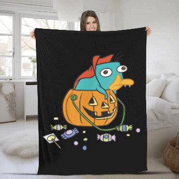 Discover Disneyss Phineas And Ferb Halloween Vampire Perry The Platypus Fleece Blankets