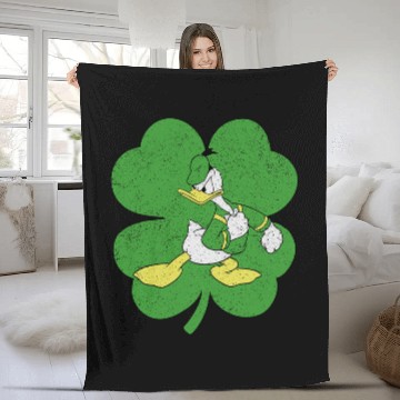 Discover Disney Donald Duck Retro Shamrock St. Patricks Day 3D Fleece Blankets