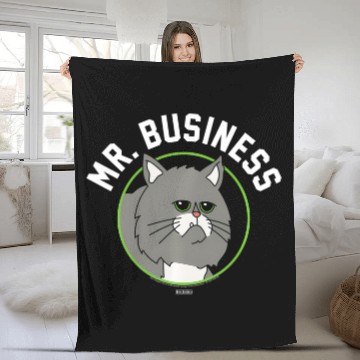 Discover Bob'S Burgers Mr. Business Fleece Blankets
