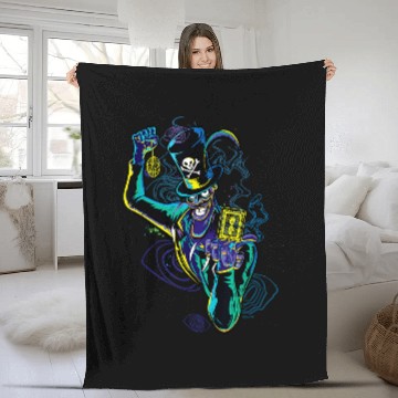 Discover Disney Villains Dr. Facilier Voodoo Magic Fleece Blankets