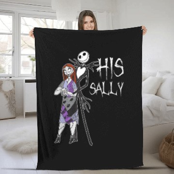 Discover Disney The Nightmare Before Christmas His Sally Baseball Tees Fleece Blankets