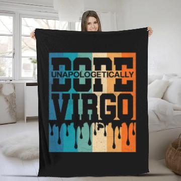 Discover Virgo Astrology Zodiac Dope Queen King Birthday Pride Fleece Blankets