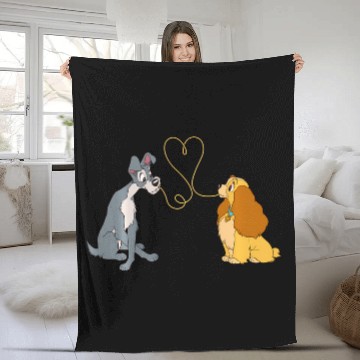 Discover Disney Lady And The Tramp Bella Notte Fleece Blankets