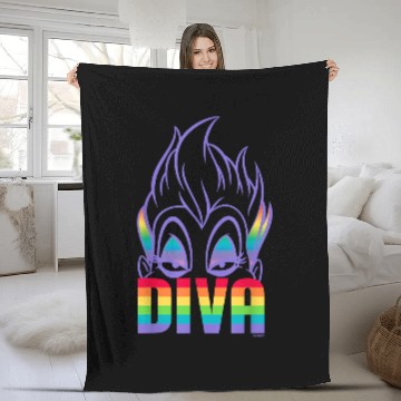 Discover Disney Villains Ursula Diva Pride Baseball Tees Fleece Blankets