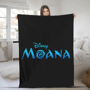 Discover Disney Moana Logo Baseball Jerseys Fleece Blankets
