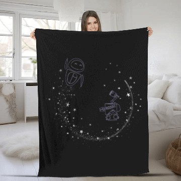 Discover Disney Pixar Wall-E Celestial Dance Baseball Tees Fleece Blankets