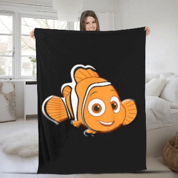 Discover Disney Finding Dory Nemo Character Portrait Graphic Fleece Blankets