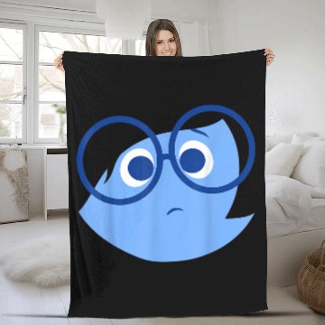 Discover Disney Inside Out Sad Face Halloween Fleece Blankets