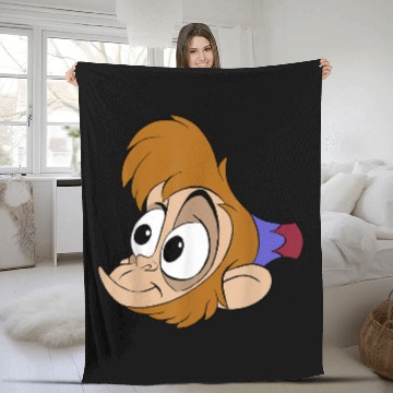 Discover Disney Aladdin Abu Large Face Fleece Blankets